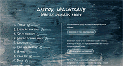 Desktop Screenshot of antonwalgrave.com